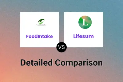 FoodIntake vs Lifesum