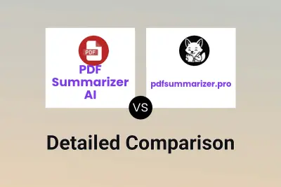 PDF Summarizer AI vs pdfsummarizer.pro