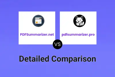 PDFSummarizer.net vs pdfsummarizer.pro