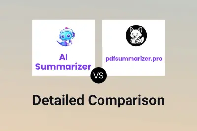 AI Summarizer vs pdfsummarizer.pro