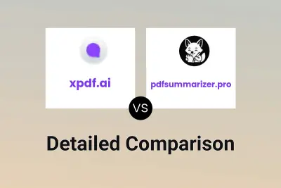 xpdf.ai vs pdfsummarizer.pro