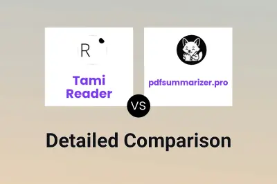 Tami Reader vs pdfsummarizer.pro