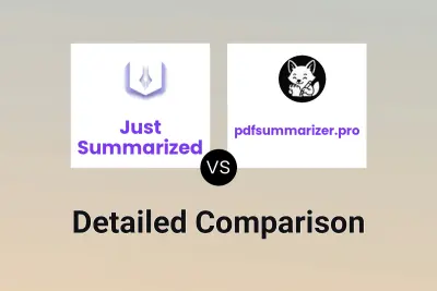 Just Summarized vs pdfsummarizer.pro