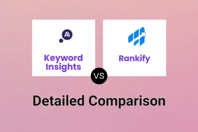 Keyword Insights vs Rankify Detailed comparison features, price