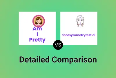 Am I Pretty vs facesymmetrytest.ai