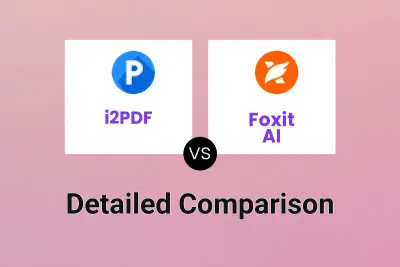 i2PDF vs Foxit AI