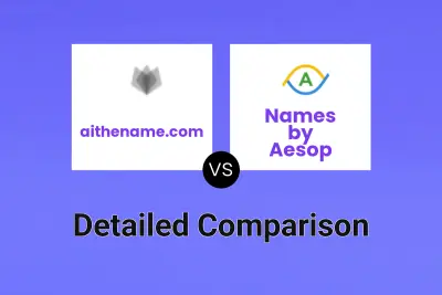 aithename.com vs Names by Aesop