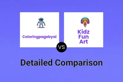 Coloringpagebyai vs Kidz Fun Art