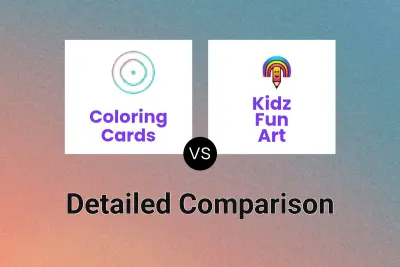 Coloring Cards vs Kidz Fun Art