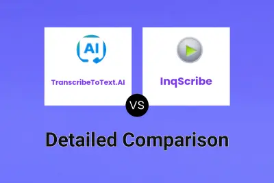 TranscribeToText.AI vs InqScribe