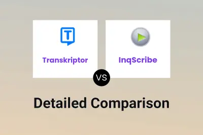 Transkriptor vs InqScribe