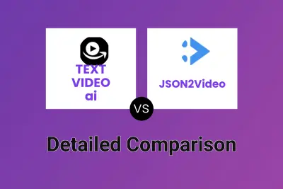 TEXT VIDEO ai vs JSON2Video