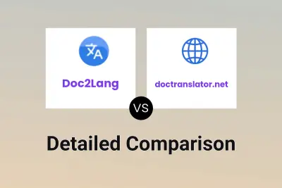 Doc2Lang vs doctranslator.net