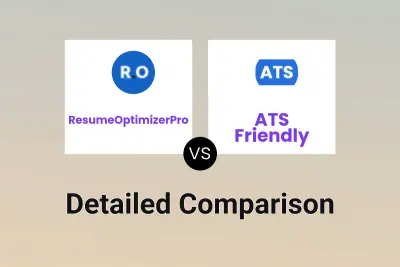 ResumeOptimizerPro vs ATS Friendly Detailed comparison features, price