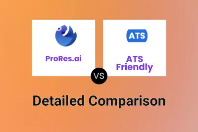 ProRes.ai vs ATS Friendly Detailed comparison features, price