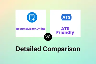 ResumeMaker.Online vs ATS Friendly Detailed comparison features, price