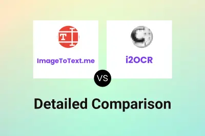 ImageToText.me vs i2OCR