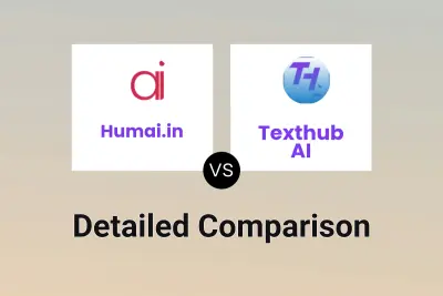 Humai.in vs Texthub AI Detailed comparison features, price