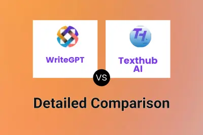 WriteGPT vs Texthub AI Detailed comparison features, price