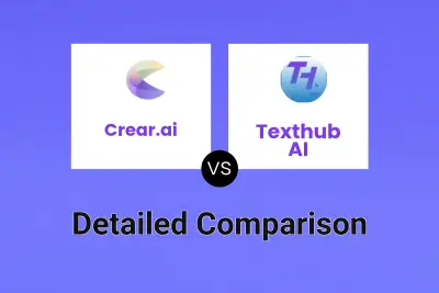 Crear.ai vs Texthub AI Detailed comparison features, price