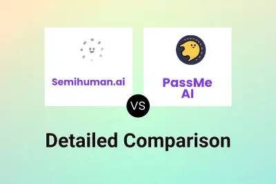 Semihuman.ai vs PassMe AI Detailed comparison features, price