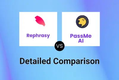 Rephrasy vs PassMe AI Detailed comparison features, price