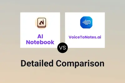 AI Notebook vs VoiceToNotes.ai