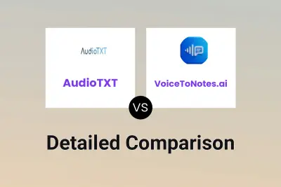 AudioTXT vs VoiceToNotes.ai