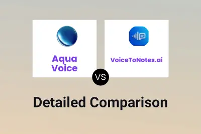 Aqua Voice vs VoiceToNotes.ai