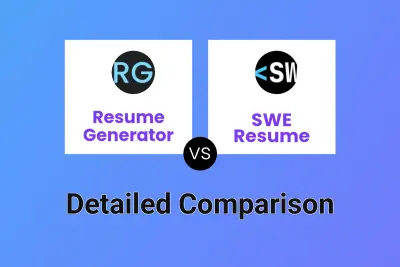 Resume Generator vs SWE Resume