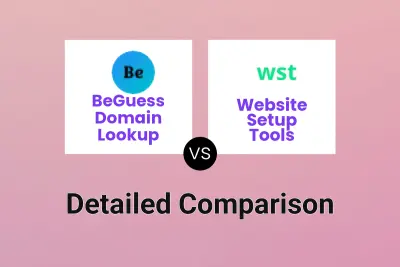 BeGuess Domain Lookup vs Website Setup Tools