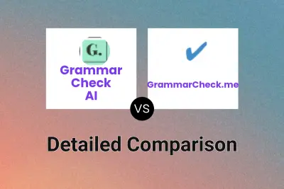 Grammar Check AI vs GrammarCheck.me