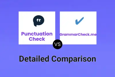 Punctuation Check vs GrammarCheck.me