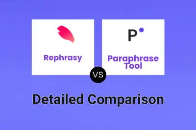 Rephrasy vs Paraphrase Tool Detailed comparison features, price