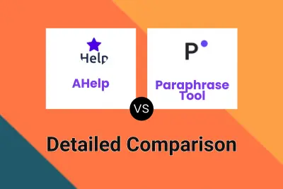 AHelp vs Paraphrase Tool Detailed comparison features, price