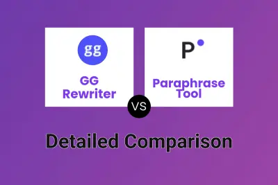 GG Rewriter vs Paraphrase Tool Detailed comparison features, price