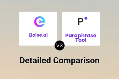 Eloise.ai vs Paraphrase Tool Detailed comparison features, price