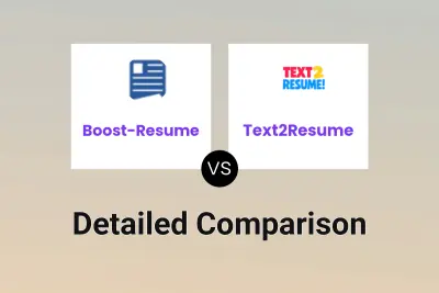 Boost-Resume vs Text2Resume