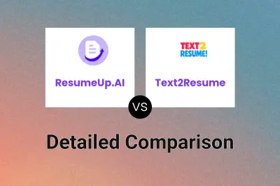 ResumeUp.AI vs Text2Resume