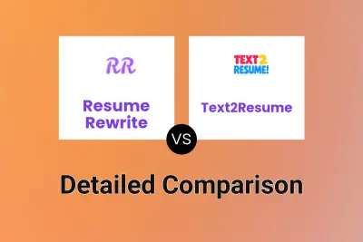 Resume Rewrite vs Text2Resume