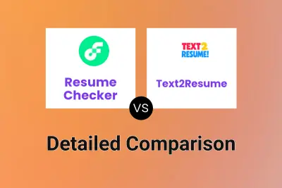 Resume Checker vs Text2Resume