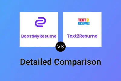 BoostMyResume vs Text2Resume