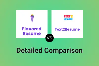 Flavored Resume vs Text2Resume