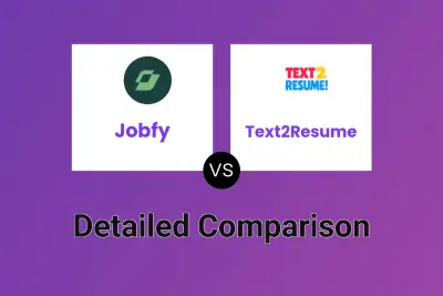 Jobfy vs Text2Resume
