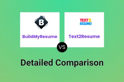 BuildMyResume vs Text2Resume