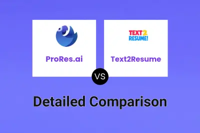ProRes.ai vs Text2Resume