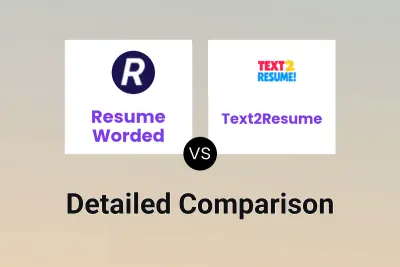 Resume Worded vs Text2Resume