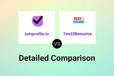 Jobprofile.io vs Text2Resume