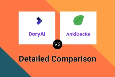 DoryAI vs AnkiDecks Detailed comparison features, price