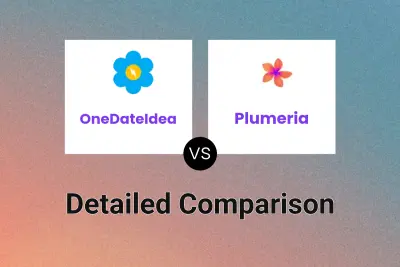 OneDateIdea vs Plumeria Detailed comparison features, price